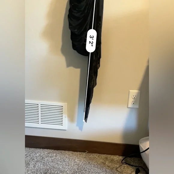 BCX Black Ruched Mini HOMECOMING/cocktail Dress Size XS - Picture 7 of 13